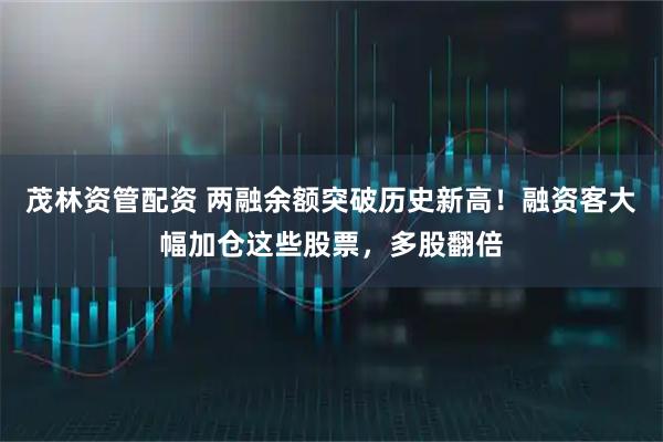 茂林资管配资 两融余额突破历史新高！融资客大幅加仓这些股票，多股翻倍